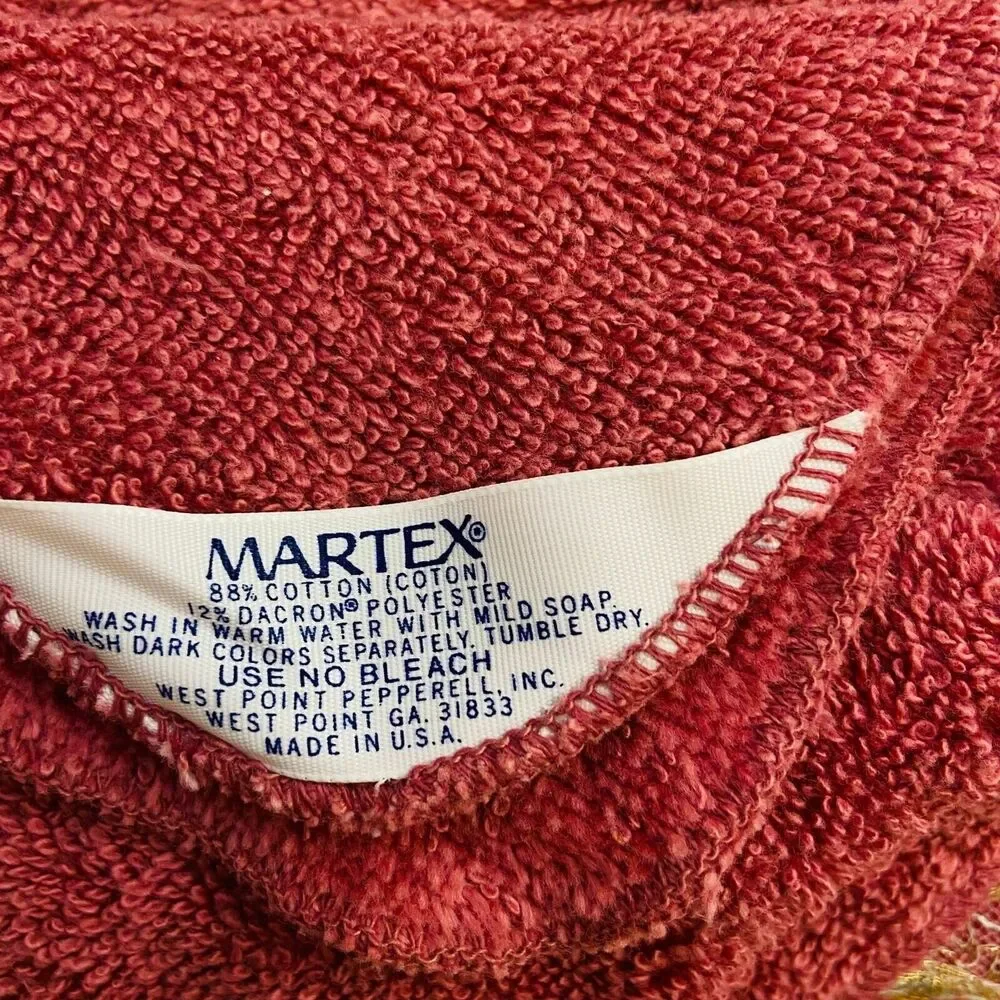 4335 VTG Martex pink embroiderd towels set